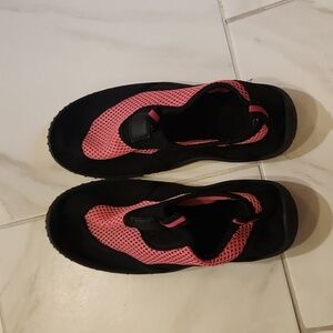 Pink water shoes